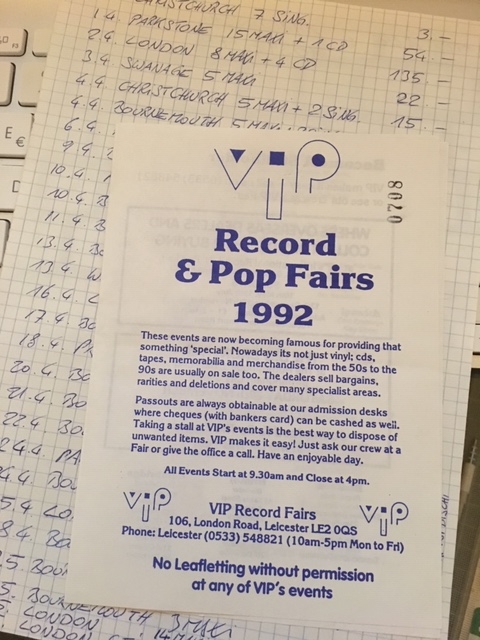 VIP Record & Pop Fairs 1992